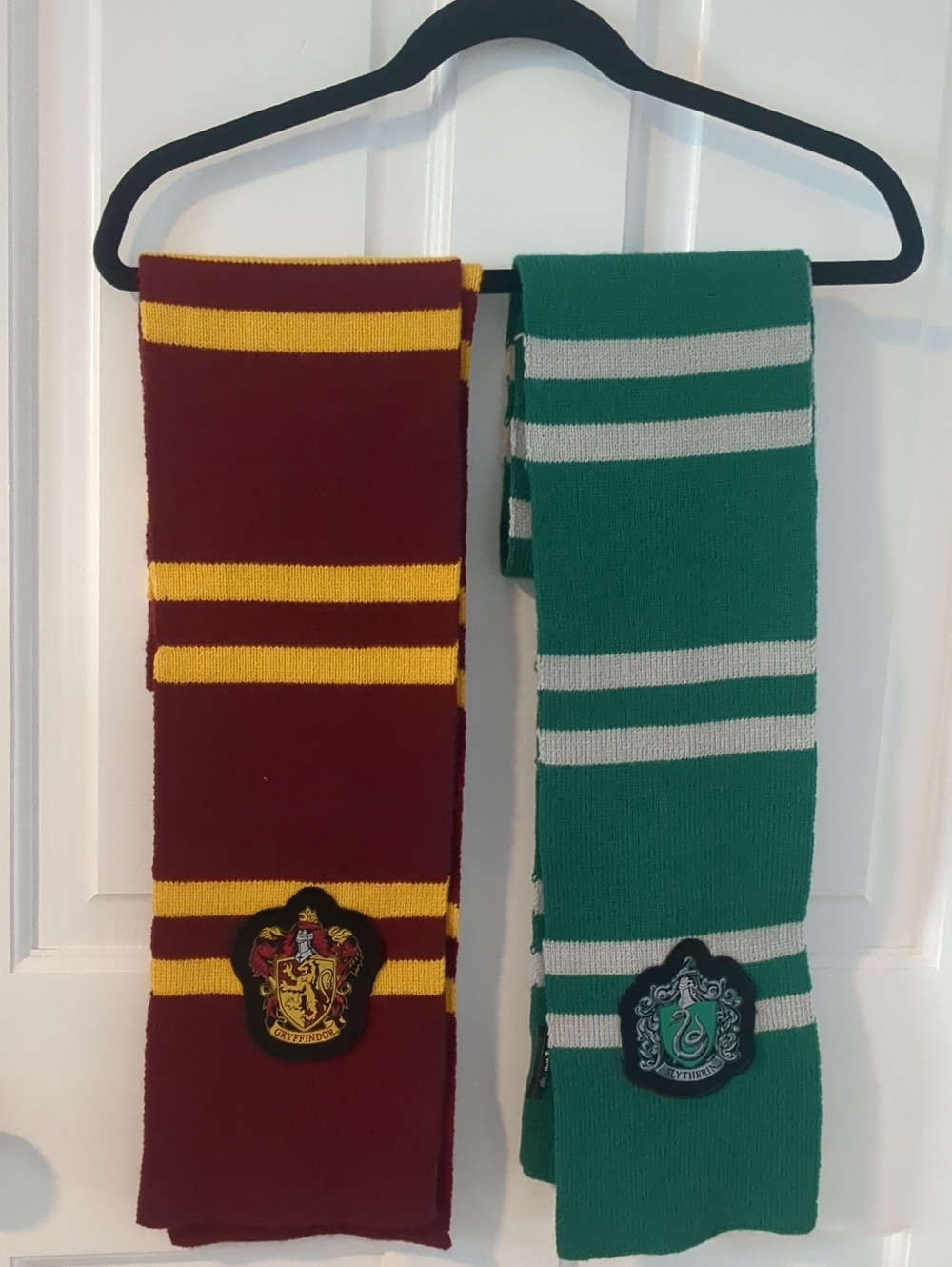 Harry Potter ScarfsKids Maroon & Gold Striped Knit Scarf - School-Inspired Style